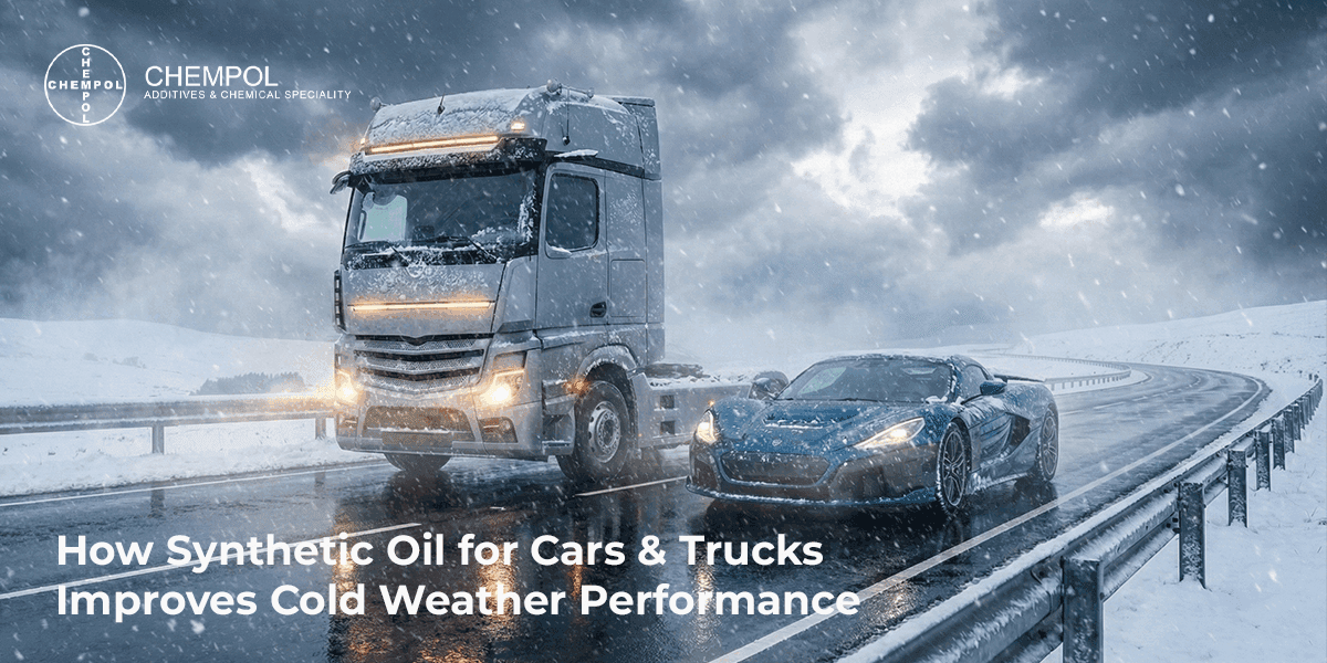 How Synthetic Oil for Cars & Trucks Improves Cold Weather Performance