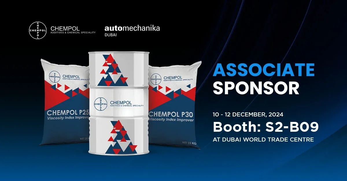 Chempol Additives Trading LLC Associate Sponsor of Automechanika Dubai 2024